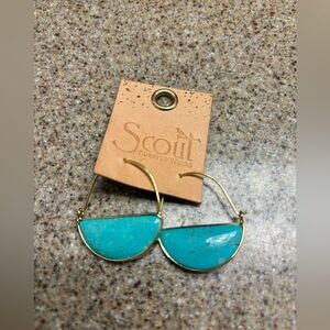 Scout Turquoise and Gold Earrings